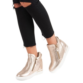 Cipzáras tornacipő sárga 1