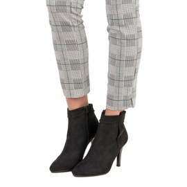 Klasszikus magas sarkú csizma fekete 2 Klasszikus magas sarkú csizma fekete 2