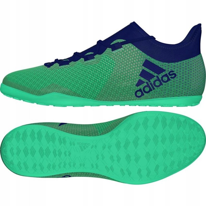 Belső cipő adidas X Tango 17.3 In M CP9142 türkizkék zöld 2
