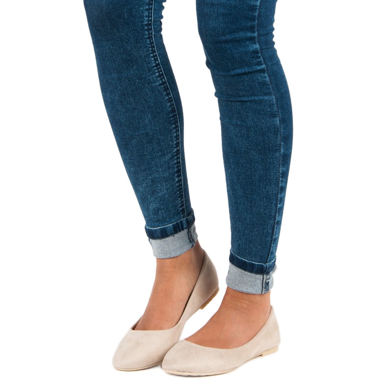 Seastar Velúr balerinák bézs 1