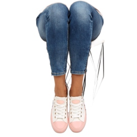 Cipők színes gumin W-3051 fehér 1