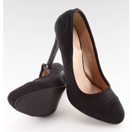 Fekete velúr szivattyúk A325 Fekete 1