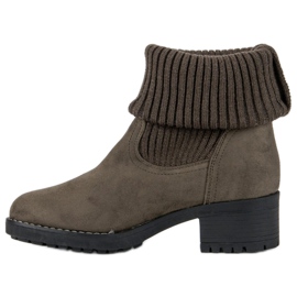 Seastar Felcsúsztatható magas csizma zöld 1