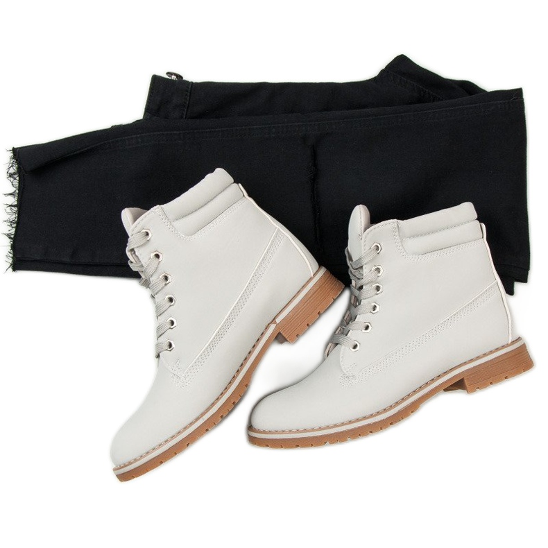 Klasszikus női trapperek szürke 1