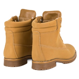 Klasszikus női trapperek barna 2