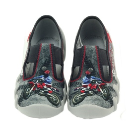 Befado gyerekcipő papucs 290x166 szürke piros 4