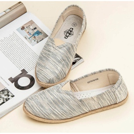 Bordás espadrillák szürke 2