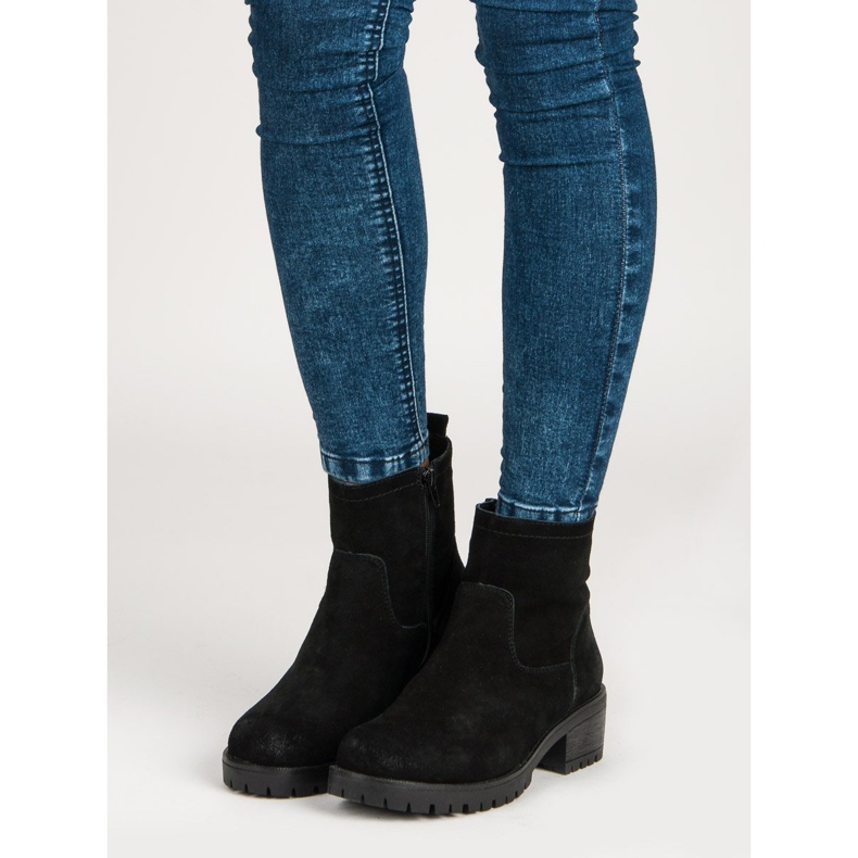 Filippo Fekete magas sarkú csizma 1