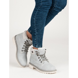 Filippo Szürke csizma báránybőr kabáttal 2