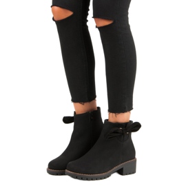 Fekete magas sarkú csizma 1