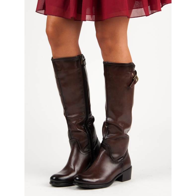 A márka VINCEZA barna csizmái 1