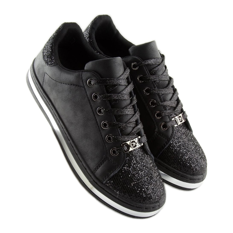 Fekete női tornacipő BK-81 Fekete 2