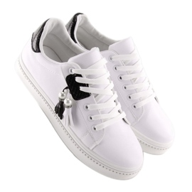 Női fekete-fehér tornacipő 88038 WHITE / BLACK 1