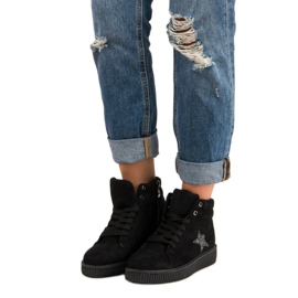 Mckeylor Suede Creepers Sneakers fekete 1