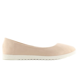 Női sima bézs balerina BH1236-BL Beige 1