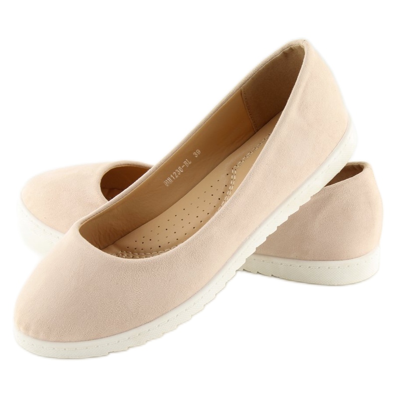 Női sima bézs balerina BH1236-BL Beige 2