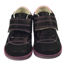 Ren But Bőr babacsizma tépőzáras burord metalic 1531 Ren, de piros 3