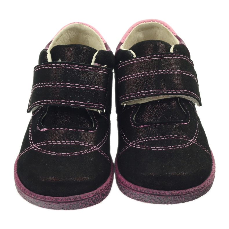 Ren But Bőr babacsizma tépőzáras burord metalic 1531 Ren, de piros 3