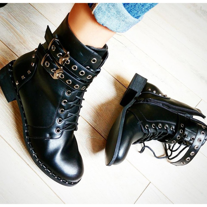 Seastar Alkalmi munkáscsizma fekete 2