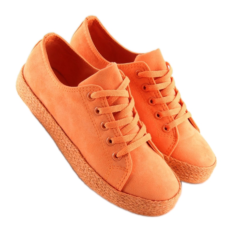 Espadrilles teljes színű narancssárga K1830201 Naranja 2