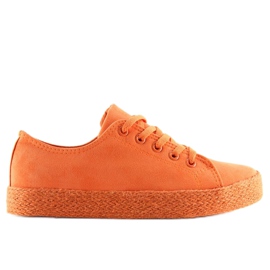 Espadrilles teljes színű narancssárga K1830201 Naranja 1