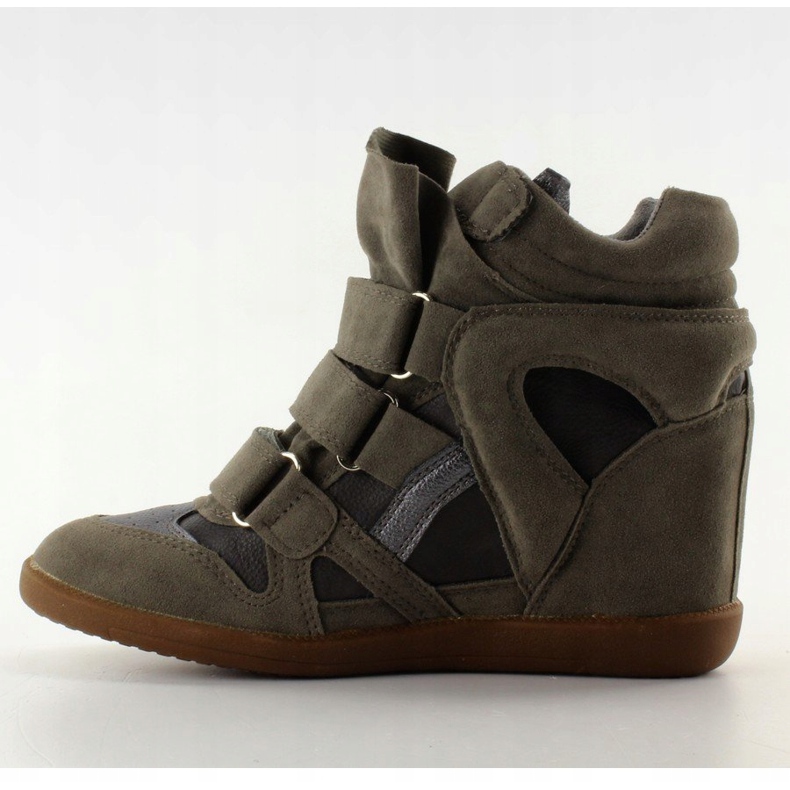 Velúr cipők 6040 D. Szürke 1