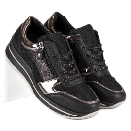 Kayla Stílusos női cipők fekete 1