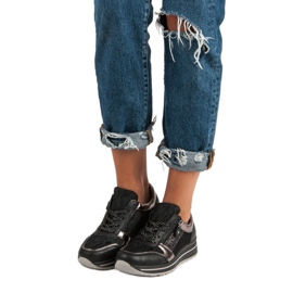 Kayla Stílusos női cipők fekete 2 Kayla Stílusos női cipők fekete 2