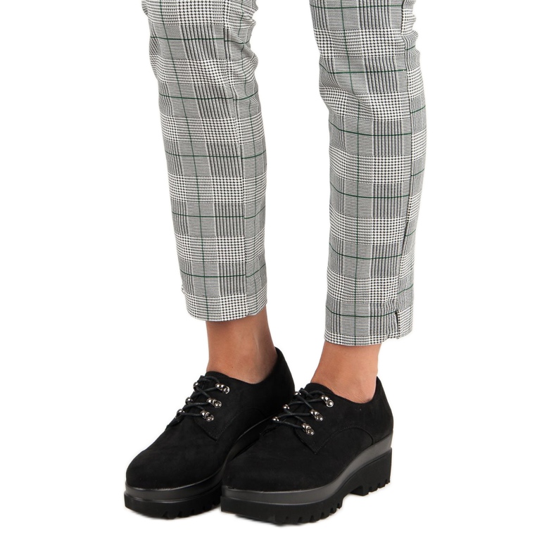 Fekete velúr cipő 1