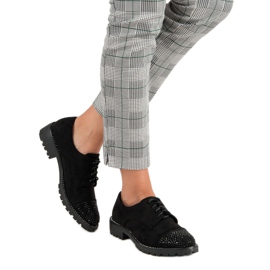 Bello Star Stílusos velúr cipő fekete 2