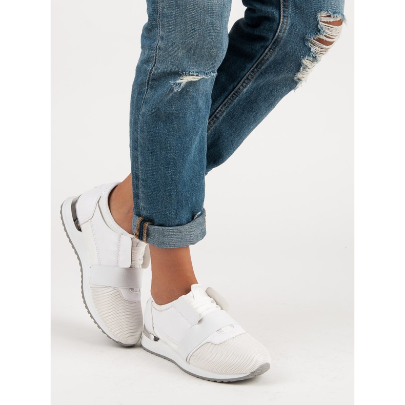 Felcsúsztatható sportcipő fehér 2