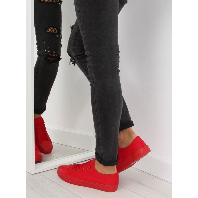 Női piros egyszínű cipők NB176 Big Red 2