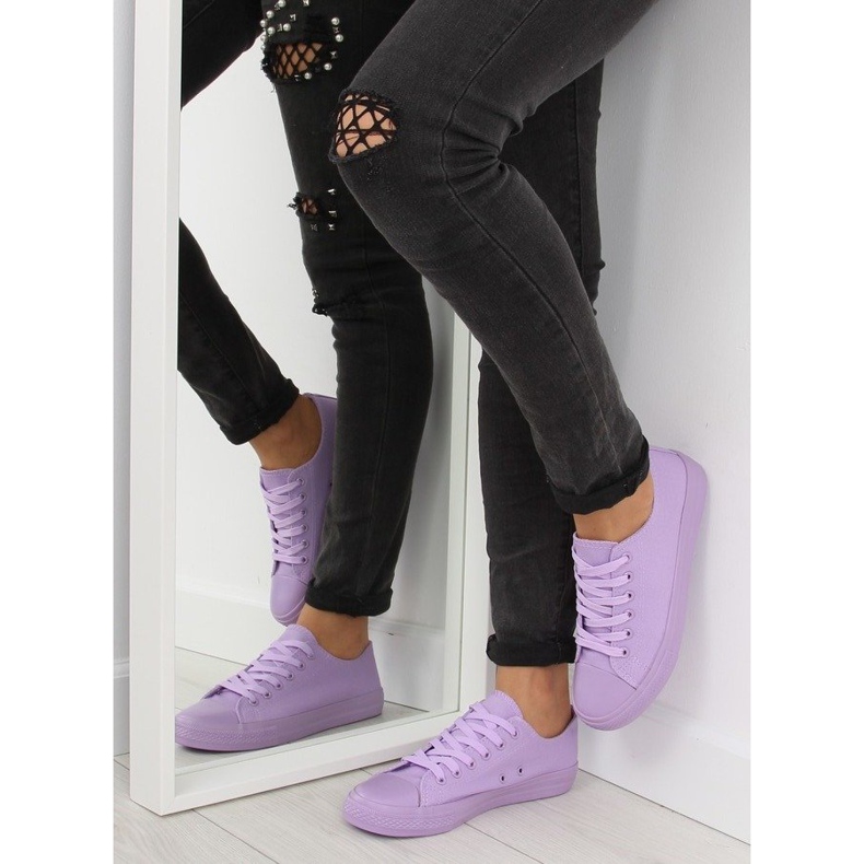 Női lila egyszínű cipők NB176 L. PURPLE ibolya 1