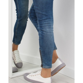 Női fehér és szürke cipők BL97P FEHÉR / SZÜRKE 1 Női fehér és szürke cipők BL97P FEHÉR / SZÜRKE 1