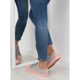 Szürke és rózsaszín női cipők BL97P GREY / PINK 1 Szürke és rózsaszín női cipők BL97P GREY / PINK 1
