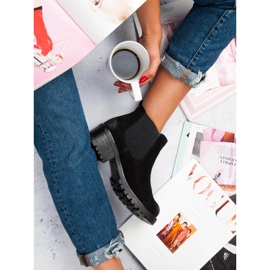 Filippo Fekete bőr bokacsizma 2