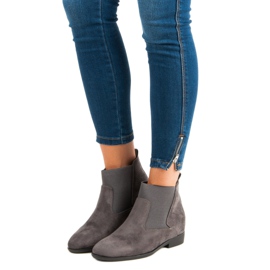 Lucky Shoes Divatos Jodhpur csizma szürke 2