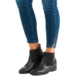 Lucky Shoes Divatos Jodhpur csizma fekete 2