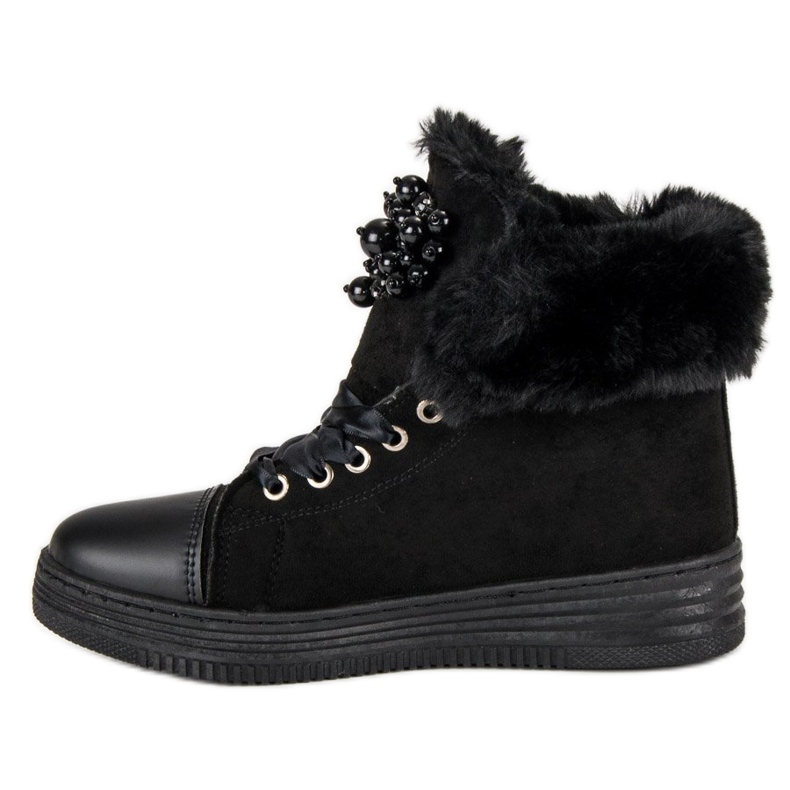 Meleg cipők fekete 2 Meleg cipők fekete 2