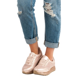 Bestelle Kötött cipők espadrilles rózsaszín 1 Bestelle Kötött cipők espadrilles rózsaszín 1