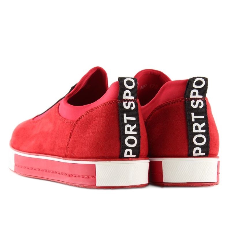 Piros női cipők NB178 Red 1
