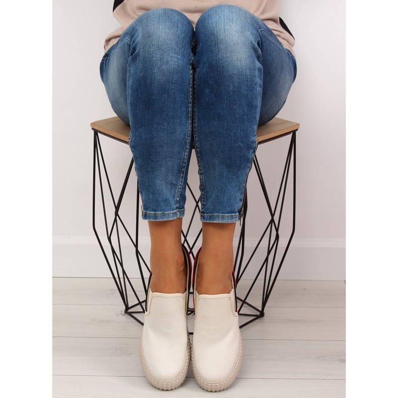 Cipők slip-on bézs 107-40 Bézs 1