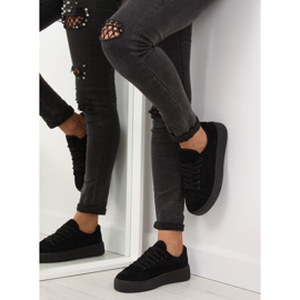 Fekete AX03 Fekete cipők magas talpon 1