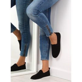 Fekete LA08P Fekete csúszós cipők 1