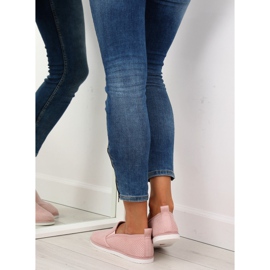 Slip-on rózsaszín LA08P Nude cipők 2