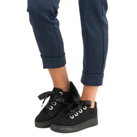 Fekete velúr cipők 1