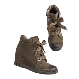 Sötétzöld VINCEZA cipők 1