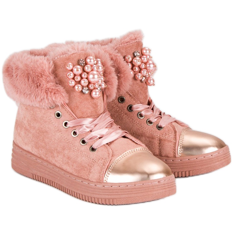 Meleg cipők rózsaszín 2