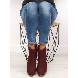 Claret csizma 7B670 Bor piros 2