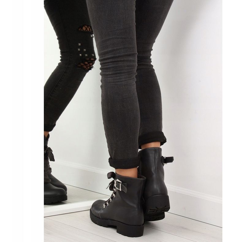 Szürke csizma szalaggal szürke FC-H125 Szürke 1 Szürke csizma szalaggal szürke FC-H125 Szürke 1